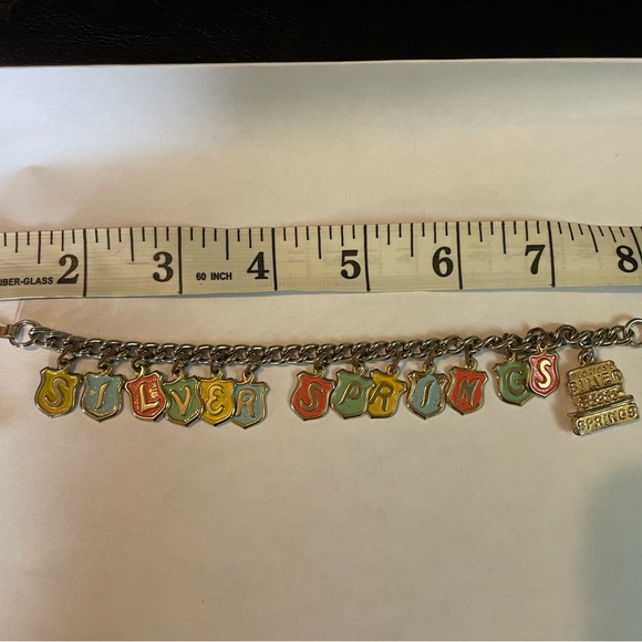 ✨Retro one of a kind silver springs Florida charm bracelet - Picture 3 of 5